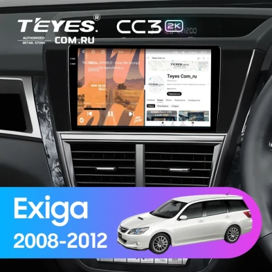 Штатная магнитола Teyes CC3 2K 4/64 Subaru Exiga (2008-2012)