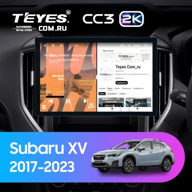 Штатная магнитола Teyes CC3 2K 4/32 Subaru XV (2017-2023) (11")