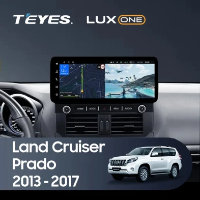 Штатная магнитола Teyes LUX ONE 6/128 Toyota Land Cruiser Prado 150 (2013-2017) F2