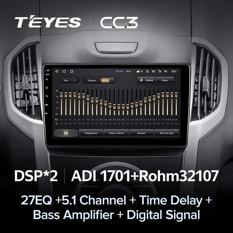 Штатная магнитола Teyes CC3 4/32 Chevrolet TrailBlazer 2 (2012-2015)