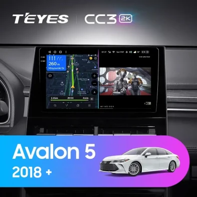 Штатная магнитола Teyes CC3 2K 360 6/128 Toyota Avalon 5 XX50 (2018-2026) F1