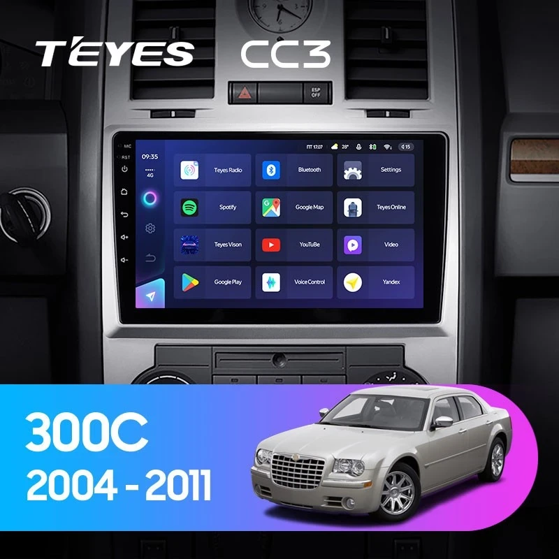 Штатная магнитола Teyes CC3 4/32 Chrysler 300C 1 (2004-2011)