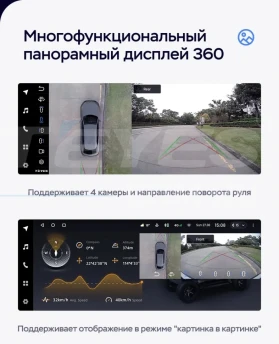 Штатная магнитола Teyes LUX ONE 360 6/128 Hyundai Santa Fe 4 (2018-2021)