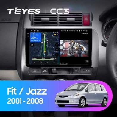 Штатная магнитола Teyes CC3 4/32 Honda Fit GD (2001-2008) Правый руль