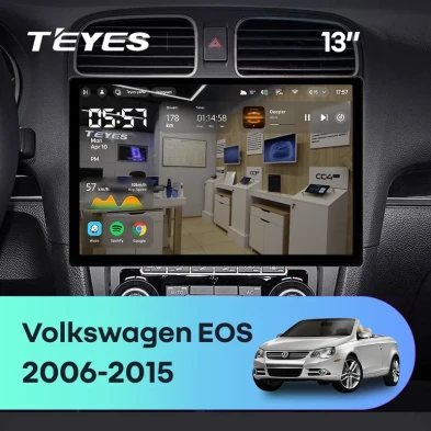 Штатная магнитола Teyes CC4 Pro 8/128 Volkswagen EOS (2006-2015) (13")