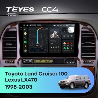 Штатная магнитола Teyes CC4 8/128 Lexus LX470 (1998-2003) F3