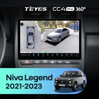 Штатная магнитола Teyes CC4 Pro 360 12/256 Lada Niva Legend (2021-2023) (11")
