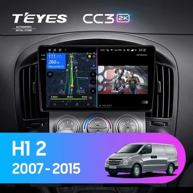 Штатная магнитола Teyes CC3 2K 4/32 Hyundai H1 TQ (2007-2015) F1
