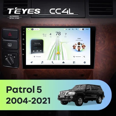 Штатная магнитола Teyes CC4L 6/64 Nissan Patrol V 5 Y61 (2004-2021) F3