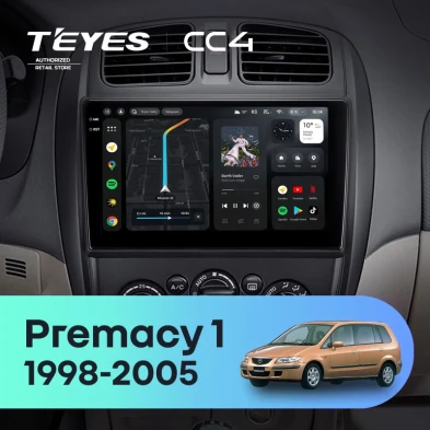 Штатная магнитола Teyes CC4 8/128 Mazda Premacy 1 (1999-2005)
