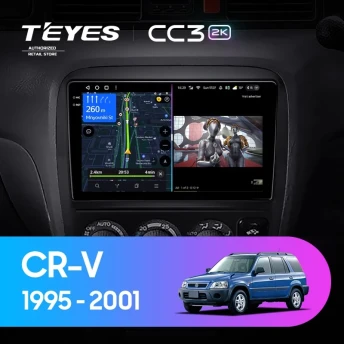 Штатная магнитола Teyes CC3 2K 4/64 Honda CR-V (1995-2001)