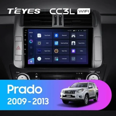 Штатная магнитола Teyes CC3L WiFi 2/32 Toyota Land Cruiser Prado 150 (2009-2013) F2 Тип-A