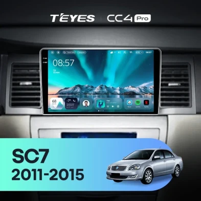 Штатная магнитола Teyes CC4 Pro 8/128 Geely SC7 (2011-2015)