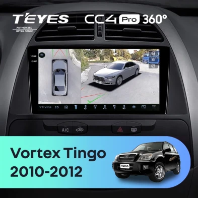 Штатная магнитола Teyes CC4 Pro 360 8/128 Vortex Tingo (2010-2012)