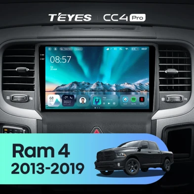 Штатная магнитола Teyes CC4 Pro 8/128 Dodge Ram 4 DJ DS (2013-2019) F2