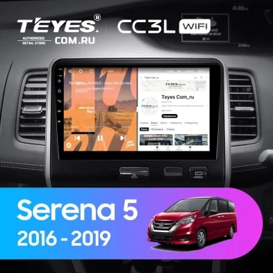 Штатная магнитола Teyes CC3L WiFi 2/32 Nissan Serena 5 C27 (2016-2019) F2 Правый руль