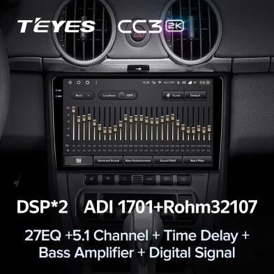 Штатная магнитола Teyes CC3 2K 4/32 Porsche Cayman 987 (2005-2012)