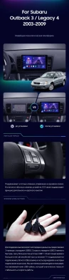Штатная магнитола Teyes CC3 2K 4/32 Subaru Outback 3 (2003-2009)