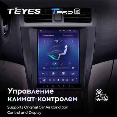 Штатная магнитола Tesla style Teyes TPRO 2 4/32 Honda Accord 7 CM UC CL (2002-2008)