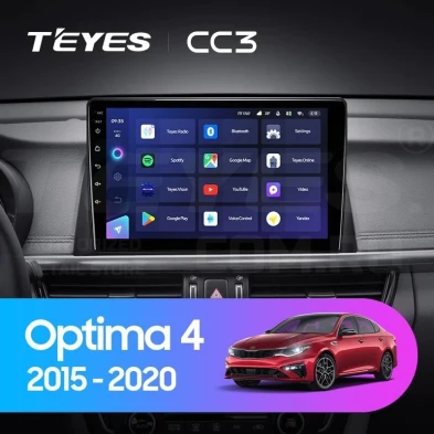 Штатная магнитола Teyes CC3 4/32 Kia Optima 4 JF (2015-2020) Тип-B