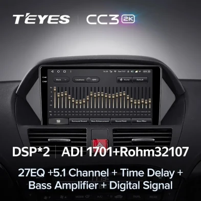 Штатная магнитола Teyes CC3 2K 4/32 Acura MDX YD2 (2006-2013)