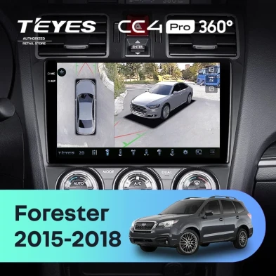 Штатная магнитола Teyes CC4 Pro 360 8/128 Subaru Forester SJ (2015-2018)