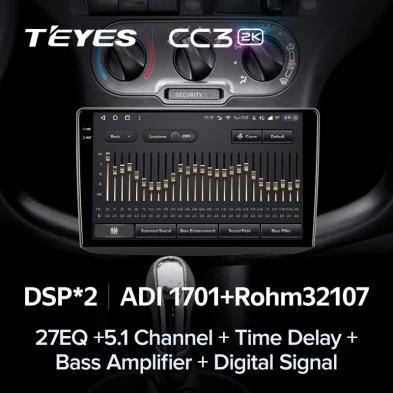 Штатная магнитола Teyes CC3 2K 360 6/128 Toyota Platz (1999-2005) F1