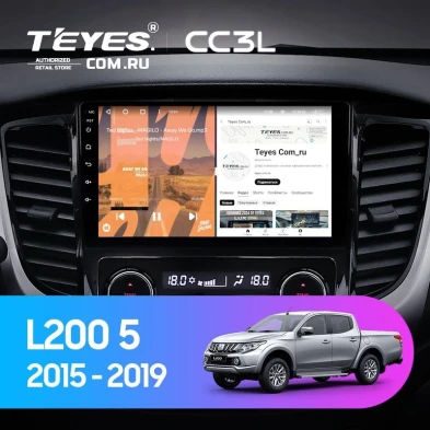 Штатная магнитола Teyes CC3L 4/32 Mitsubishi L200 5 (2015-2019) климат контроль F2