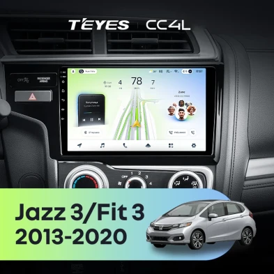 Штатная магнитола Teyes CC4L 6/64 Honda Fit 3 GP GK (2013-2020) Тип-B
