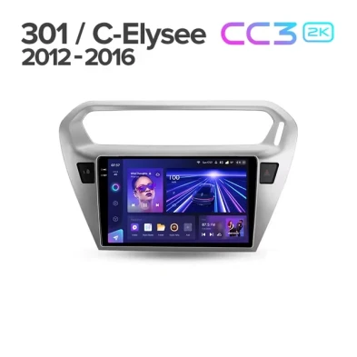 Штатная магнитола Teyes CC3 2K 4/64 Citroen C-Elysee (2012-2016) F2