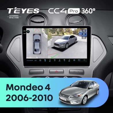 Штатная магнитола Teyes CC4 Pro 360 12/256 Ford Mondeo 4 (2006-2010)