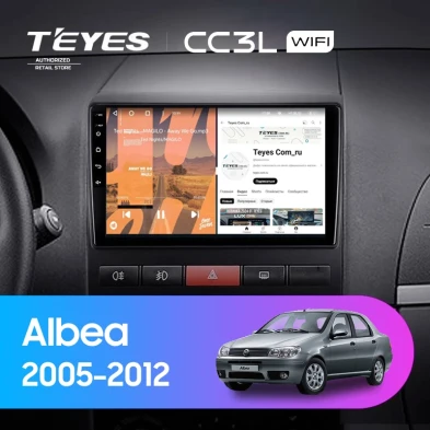 Штатная магнитола Teyes CC3L WiFi 2/32 Fiat Albea (2005-2012)