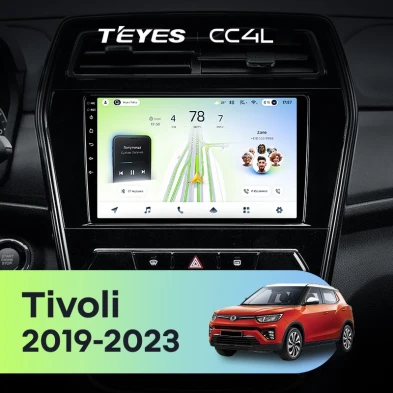 Штатная магнитола Teyes CC4L 6/64 SsangYong Tivoli (2019-2023)