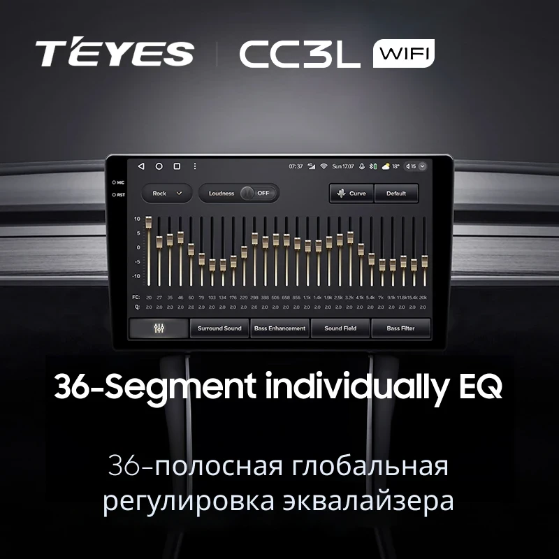 Штатная магнитола Teyes CC3L WiFi 2/32 Toyota Ractis 2 (2010-2016)