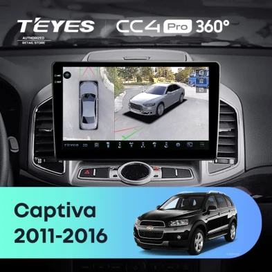 Штатная магнитола Teyes CC4 Pro 360 8/128 Chevrolet Captiva 1 (2011-2016) F2