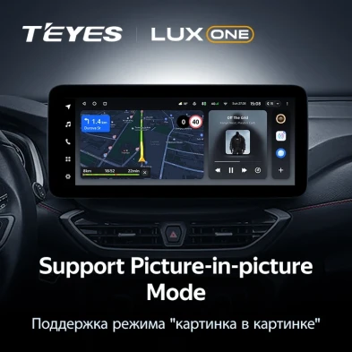 Штатная магнитола Teyes LUX ONE 6/128 Chevrolet Orlando 2 (2018-2023) Тип-A