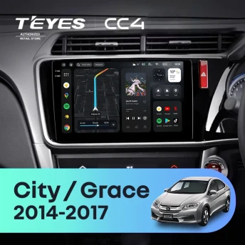 Штатная магнитола Teyes CC4 6/64 Honda Grace (2014-2017) Тип-A Правый руль