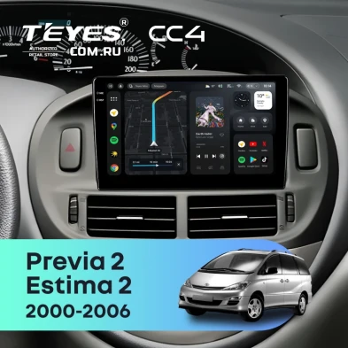 Штатная магнитола Teyes CC4 6/64 Toyota Previa 2 (2000-2006)
