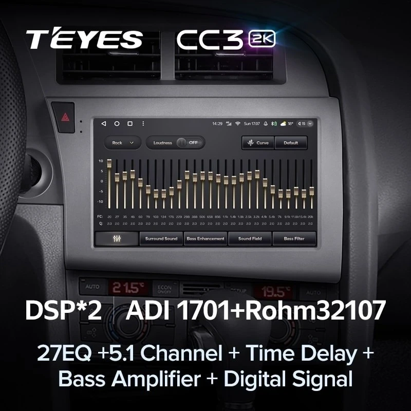 Штатная магнитола Teyes CC3 2K 360 6/128 Audi S6 3 (2006-2011)