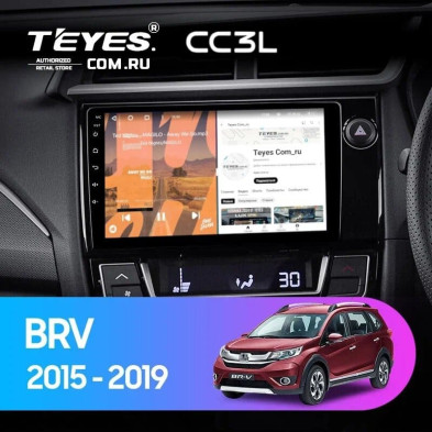 Штатная магнитола Teyes CC3L 4/64 Honda BRV (2015-2019) Правый руль