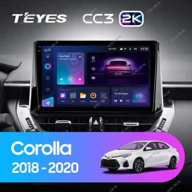 Штатная магнитола Teyes CC3 2K 360 6/128 Toyota Corolla 12 (2018-2020) Тип-A