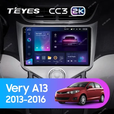 Штатная магнитола Teyes CC3 2K 6/128 Chery Very A13 (2013-2016) F1