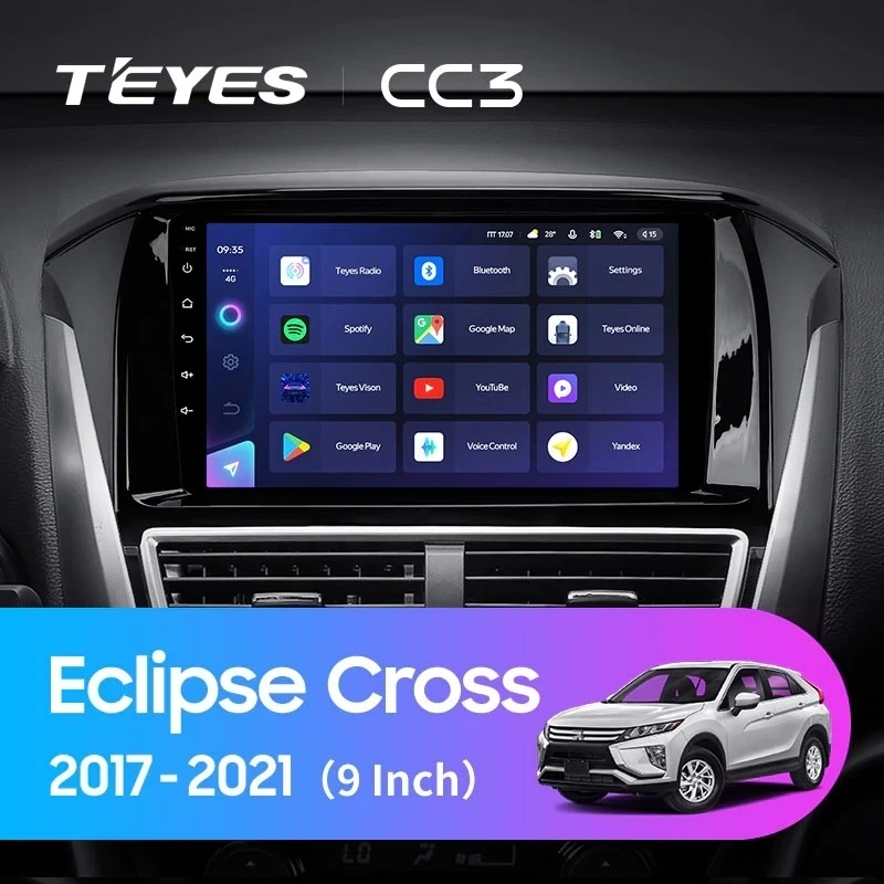 Штатная магнитола Teyes CC3 4/32 Mitsubishi Eclipse Cross 1 (2017-2021) F1