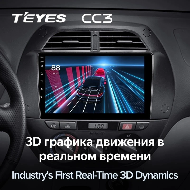 Штатная магнитола Teyes CC3 4/32 Toyota RAV4 2 CA20 (2000-2003) F3
