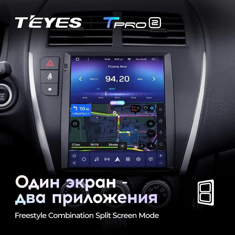 Штатная магнитола Tesla style Teyes TPRO 2 3/32 Mitsubishi ASX 1 (2010-2016) Тип-A