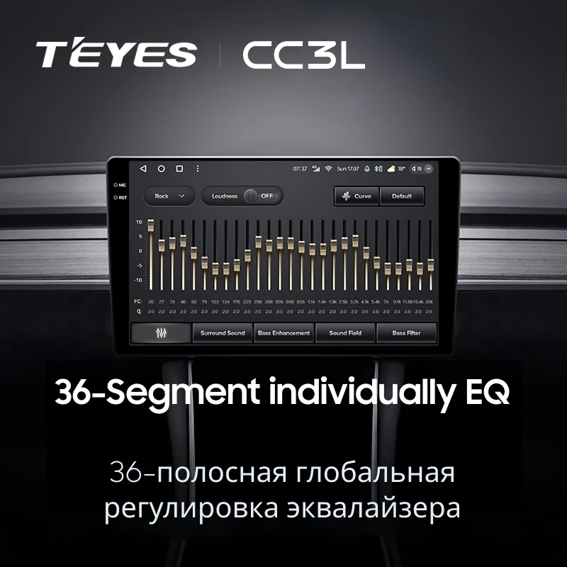 Штатная магнитола Teyes CC3L 4/64 Kia Morning 3 (2017-2023) Тип-A