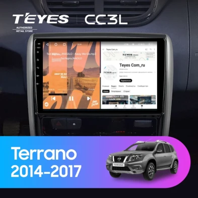 Штатная магнитола Teyes CC3L 4/32 Nissan Terrano (2014-2017)