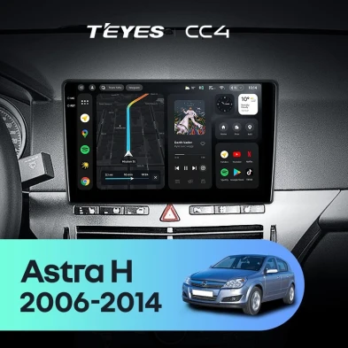 Штатная магнитола Teyes CC4 8/128 Opel Astra H (2006-2014) F1