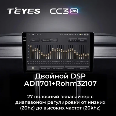 Штатная магнитола Teyes CC3 2K 4/64 Hyundai Santa Fe 4 (2018-2020)