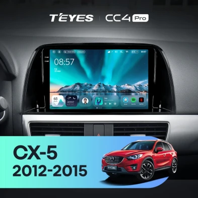 Штатная магнитола Teyes CC4 Pro 12/256 Mazda CX-5 (2012-2015) Тип-A